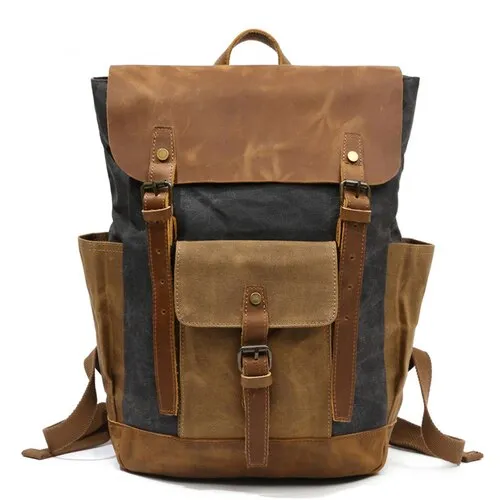 Model 17 MUCHUAN Leather Backpack