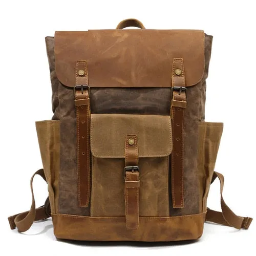 Model 17 MUCHUAN Leather Backpack