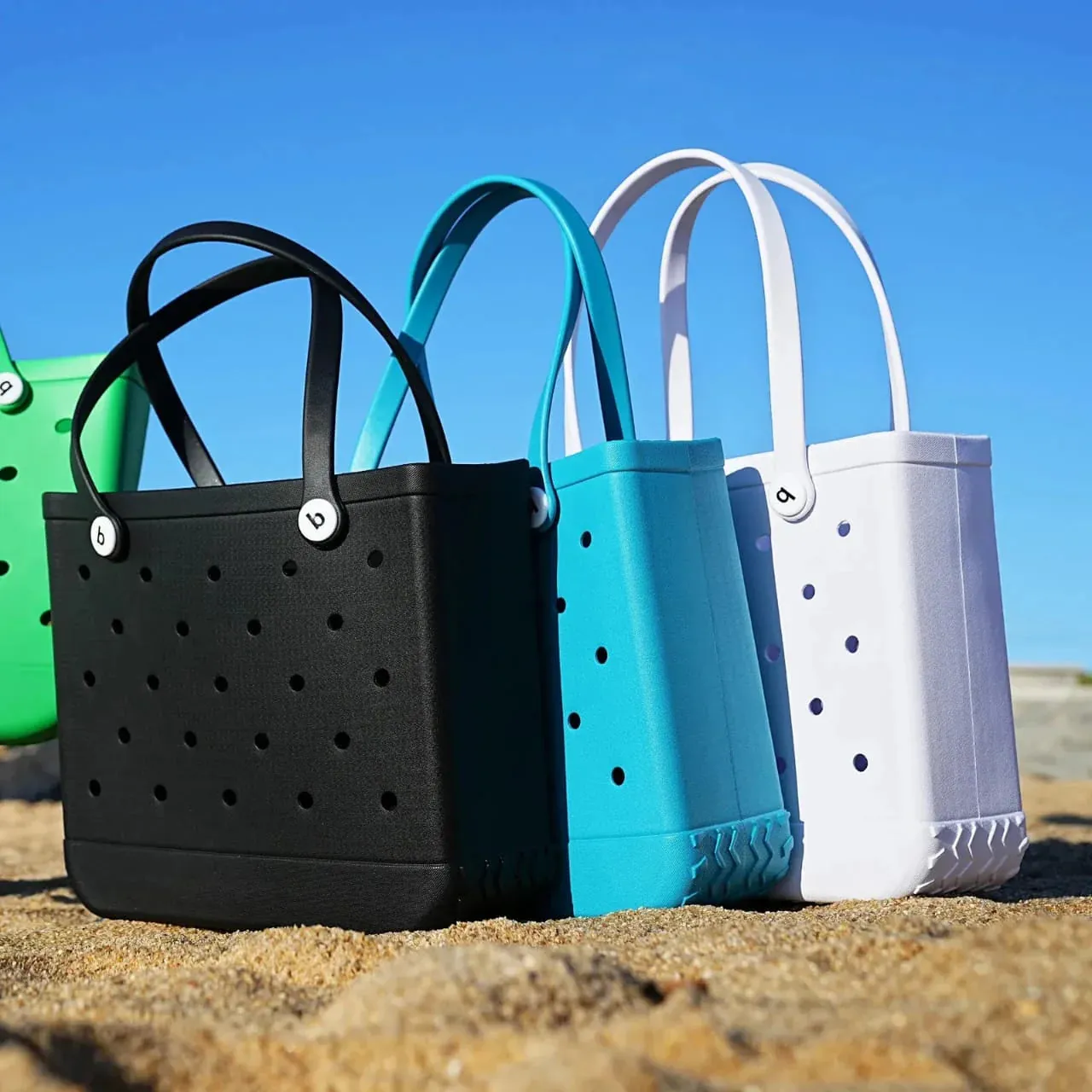 Mom Life - Big Silicone Beach Bag