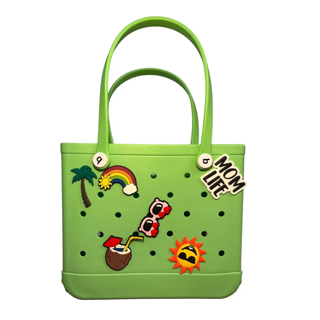 Mom Life - Big Silicone Beach Bag