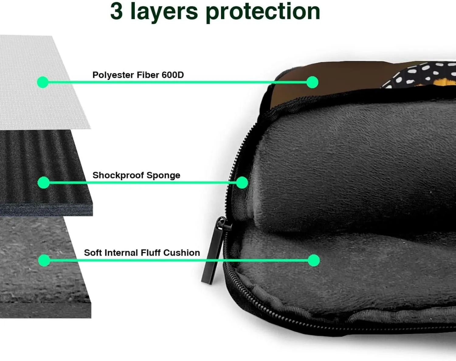 Monarch Butterfly Laptop Tote Bag for Men Women Laptop Sleeve Shoulder Briefcase Messenger Computer Bag
