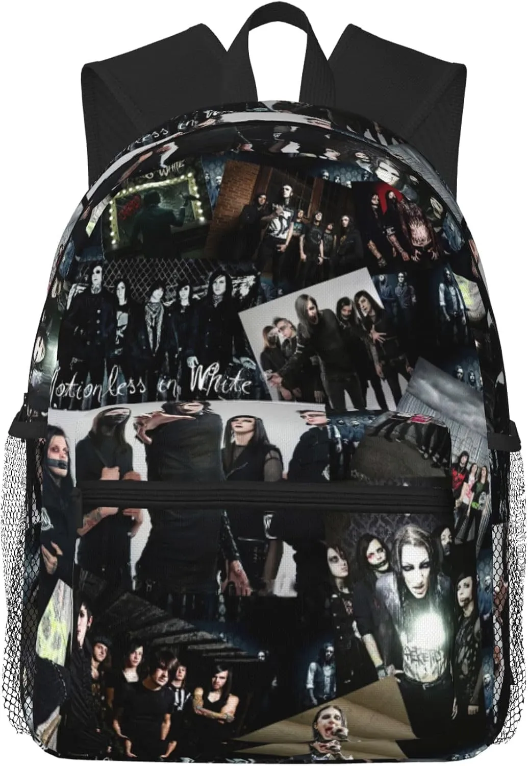 Motionless Rock In White Casual Backpack Large Lightweight Travel Bag Classic Laptop Daypack for Men Women Backpack