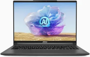 MSI Creator A16 AI  (2024) 16” QHD  240Hz Laptop: AMD Ryzen AI 9-365, NVIDIA RTX 4060, 32GB LPDDR5x, 1TB NVMe SSD, WiFi 7, Win 11 Home: Lunar Gray A3HVFG-038US
