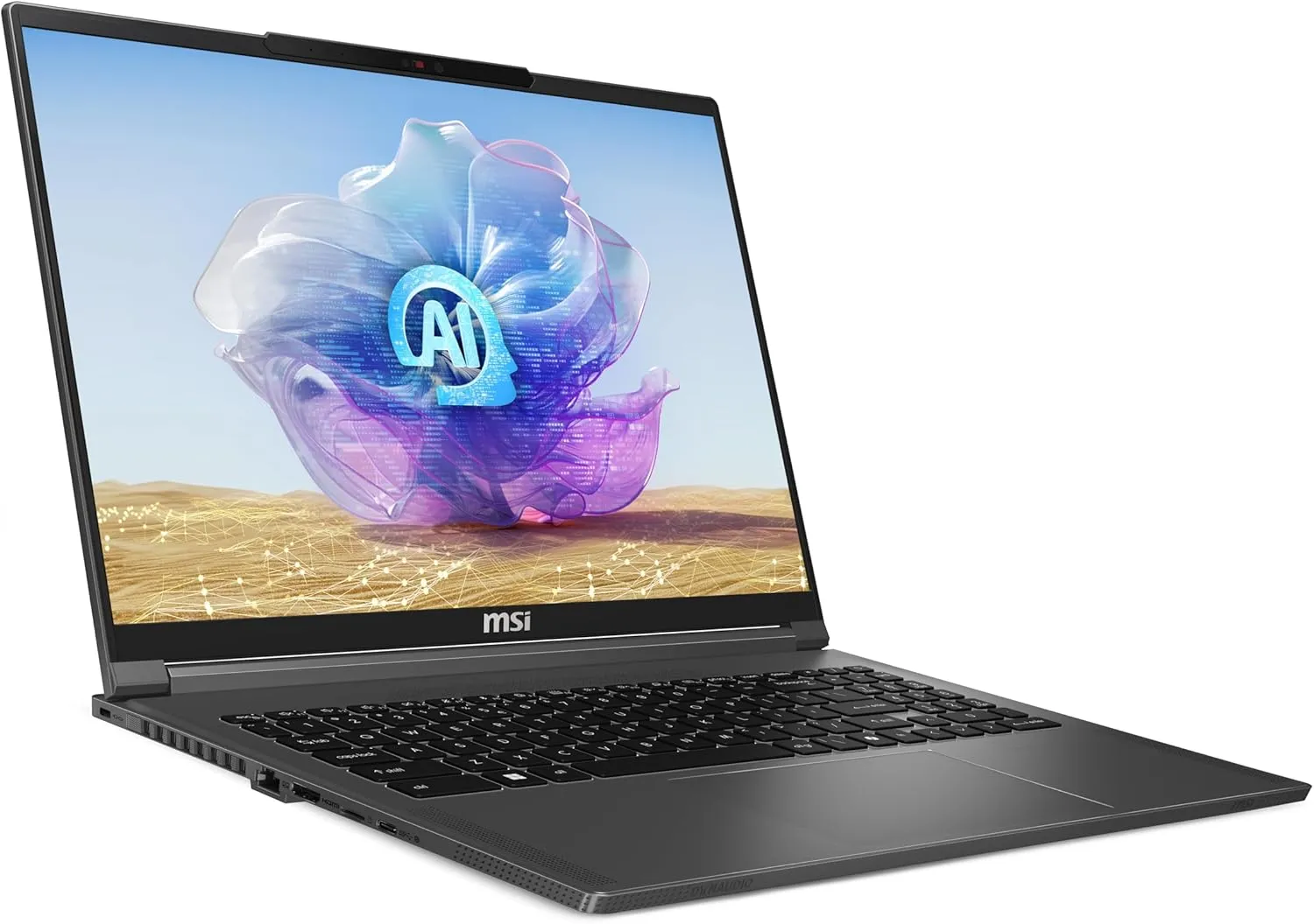 MSI Creator A16 AI  (2024) 16” QHD  240Hz Laptop: AMD Ryzen AI 9-365, NVIDIA RTX 4060, 32GB LPDDR5x, 1TB NVMe SSD, WiFi 7, Win 11 Home: Lunar Gray A3HVFG-038US