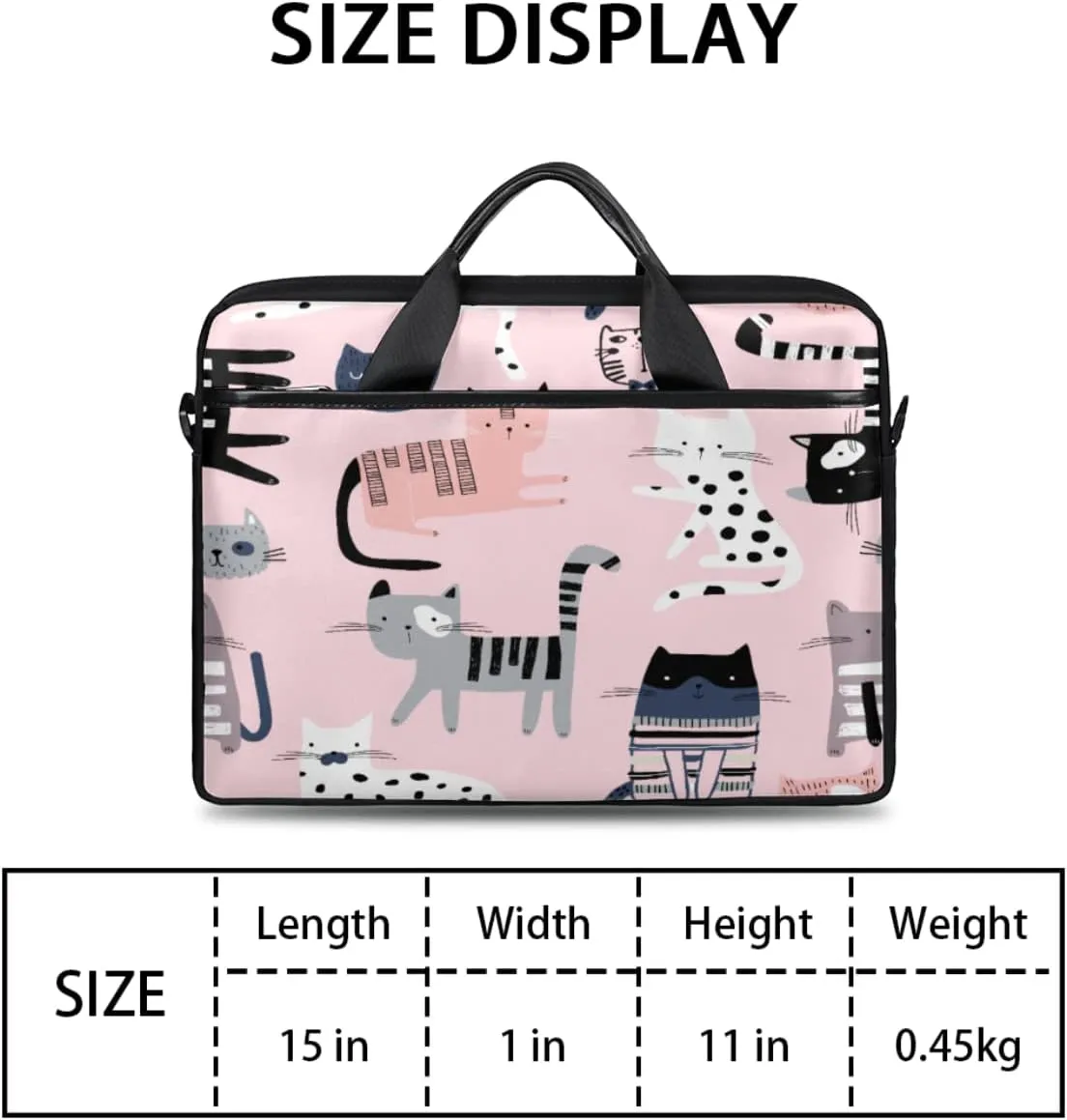 Muertos Skull Laptop Shoulder Messenger Bag Waterproof Laptop Briefcase Handle Padded Strap