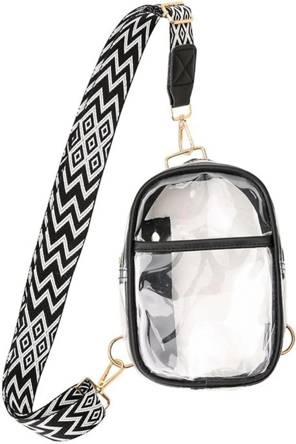 Multifunctional Bag For Woman And Man Small Crossbody Bag Clear Bag Stadium Approve Chest Bag Backpacks Purses