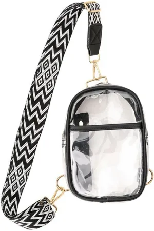 Multifunctional Bag For Woman And Man Small Crossbody Bag Clear Bag Stadium Approve Chest Bag Backpacks Purses