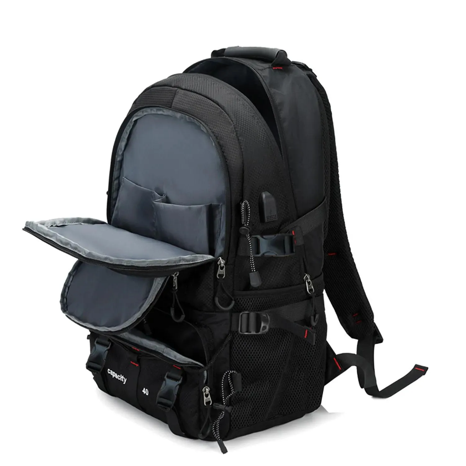 Multifunctional Hiking Backpack with Shoe Compartment