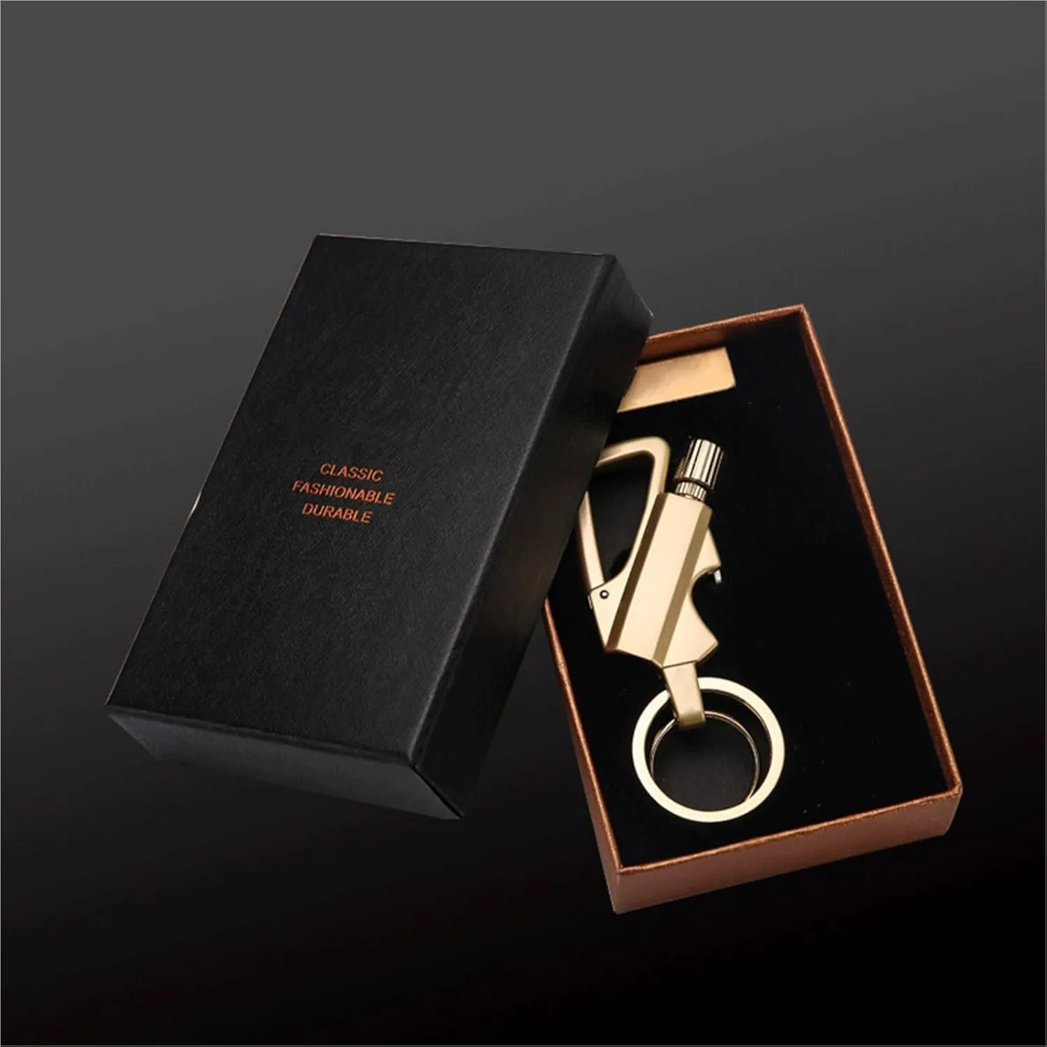 Multifunctional Match Kerosene Lighter - with Keychain Bottle Opener, Reusable Windproof and Waterproof Matches, Suitable for Outdoor Camping (Kerosene Not Included)(2pc-2)