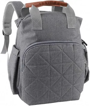 Mummy Bag Nappy maternal child Large Capacity Bag Travel Backpack Gray 20 inches