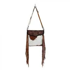 Myra Blossom Hand-Tooled bag