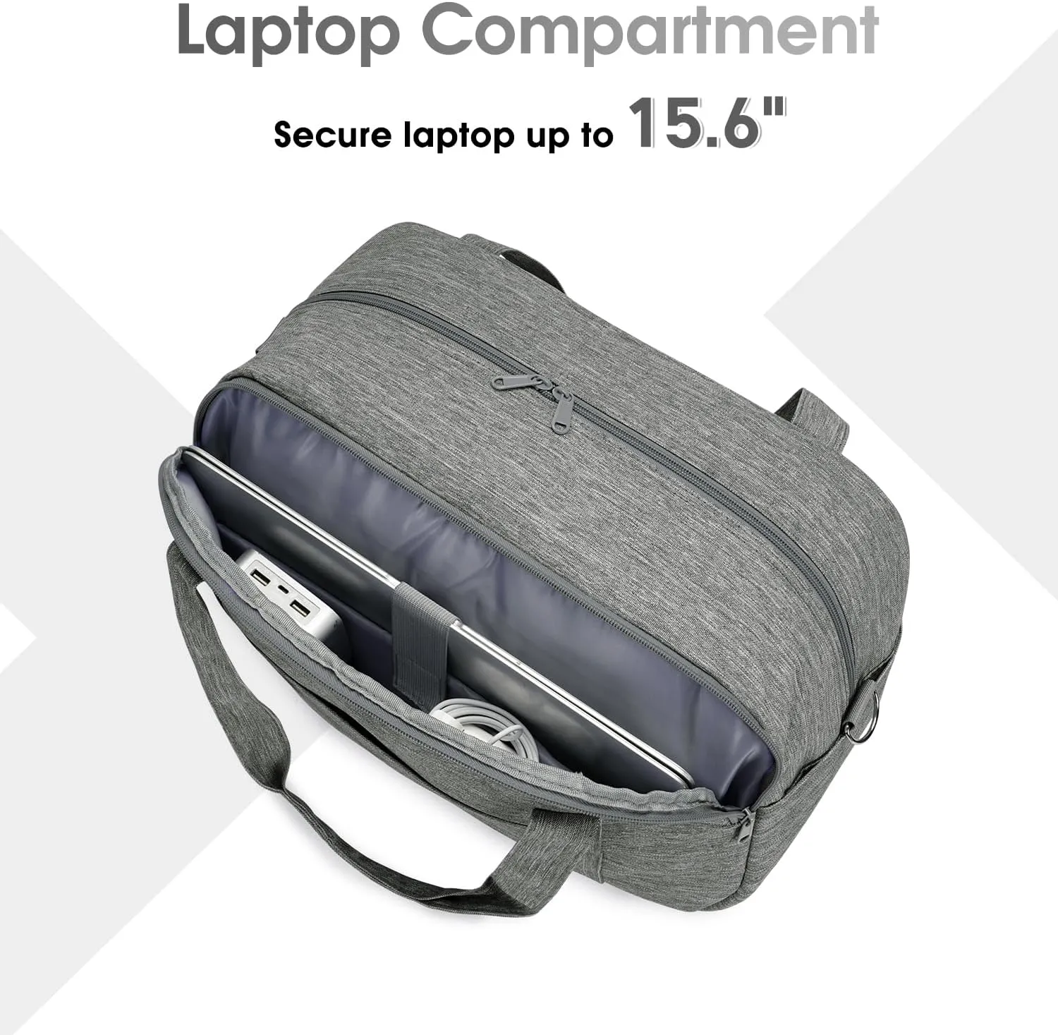 Narwey 18" Carry on Bag with Laptop Compartment 15.6 Inch Travel Duffel Bag for Spirit Airlines Personal Item Bag Overnight Weekender Bag with Wet Pocket for Women and Men (Grey)