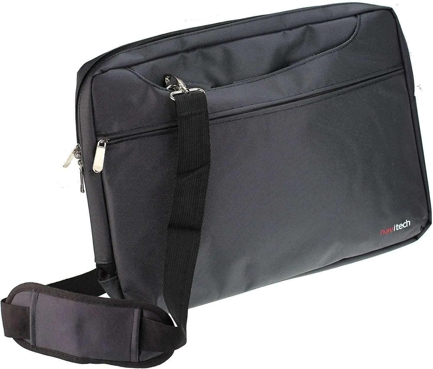 Navitech Black Sleek Water Resistant Travel Bag - Compatible with Acer Aspire 3 Spin A3SP14-31T 14-" Convertible Laptop