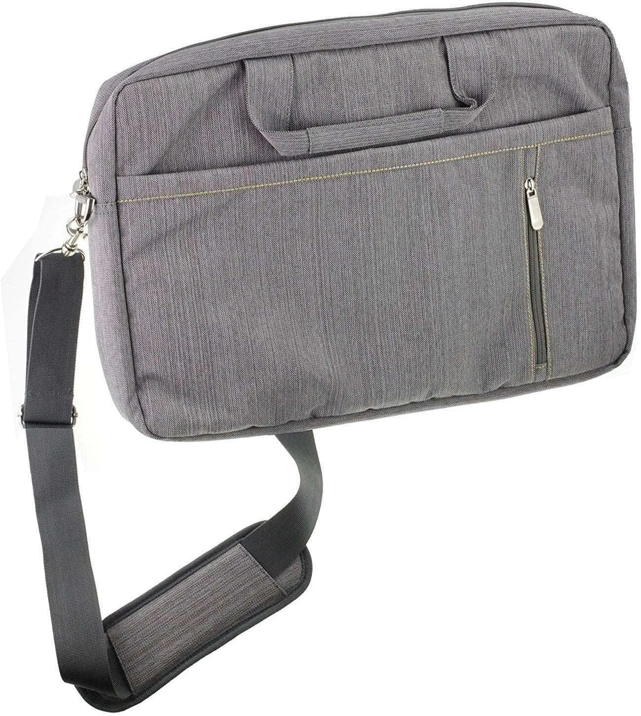 Navitech Grey Sleek Water Resistant Travel Bag - Compatible with ENTITY Book 11.6" 2-in-1 Targa Laptop