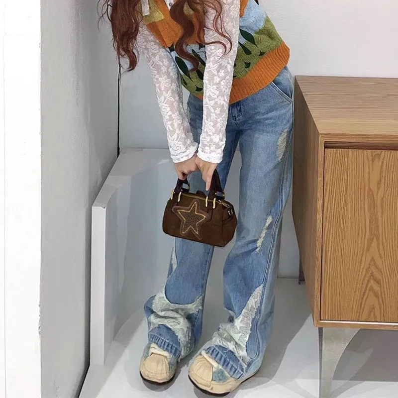New Autumn Vintage Suede Texture Advanced Handbags