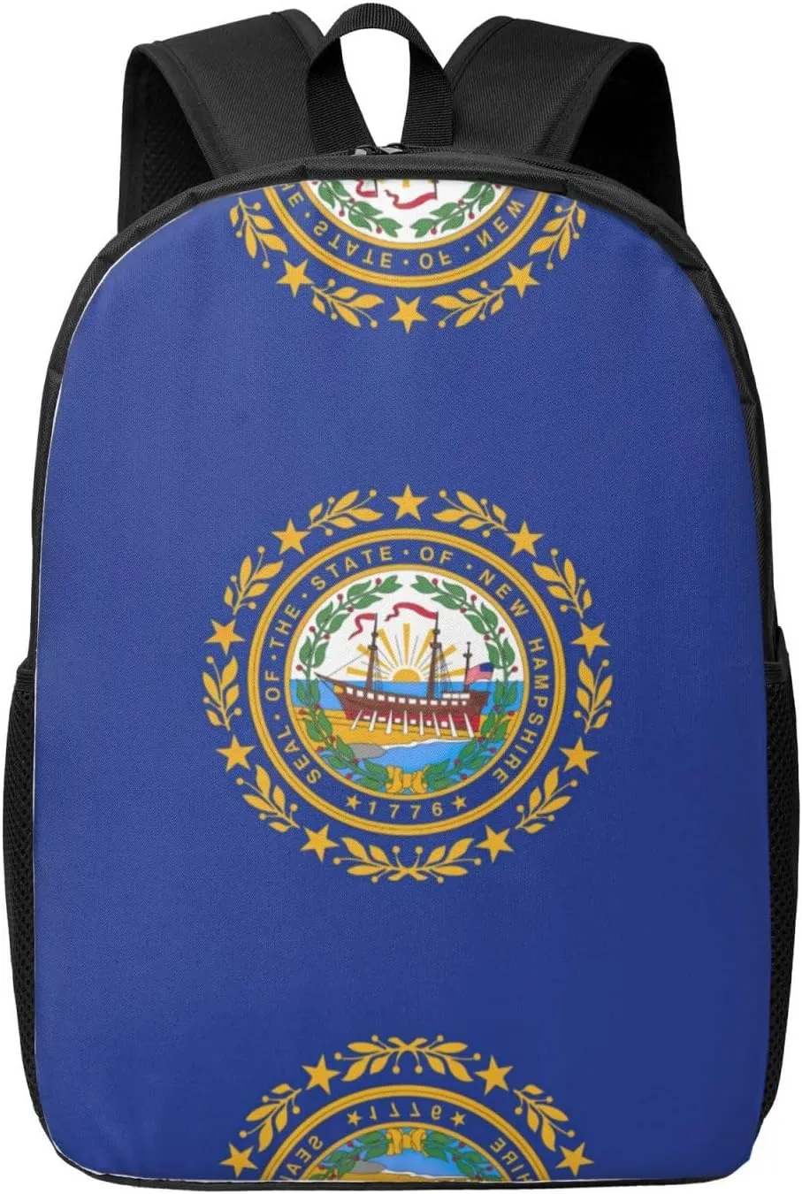 New Hampshire state flag Print Travel Backpack Carry On Flight Approved-Laptop Backpack,Personal Item Travel Bag with Friendly Design