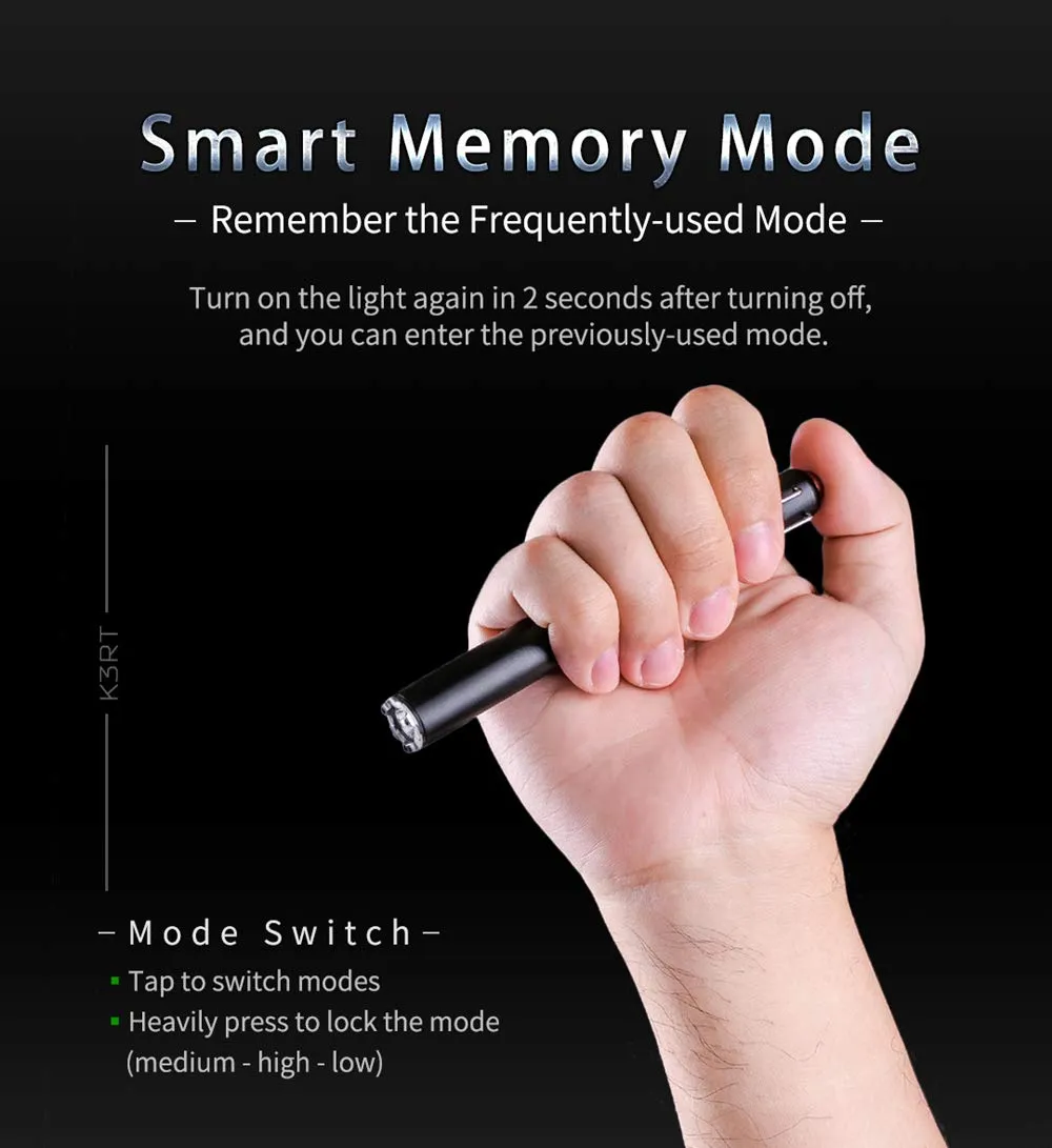 NEXTORCH 330 Lumens Rechargeable USB LED Penlight Pocket-Size Compact Mini Torch