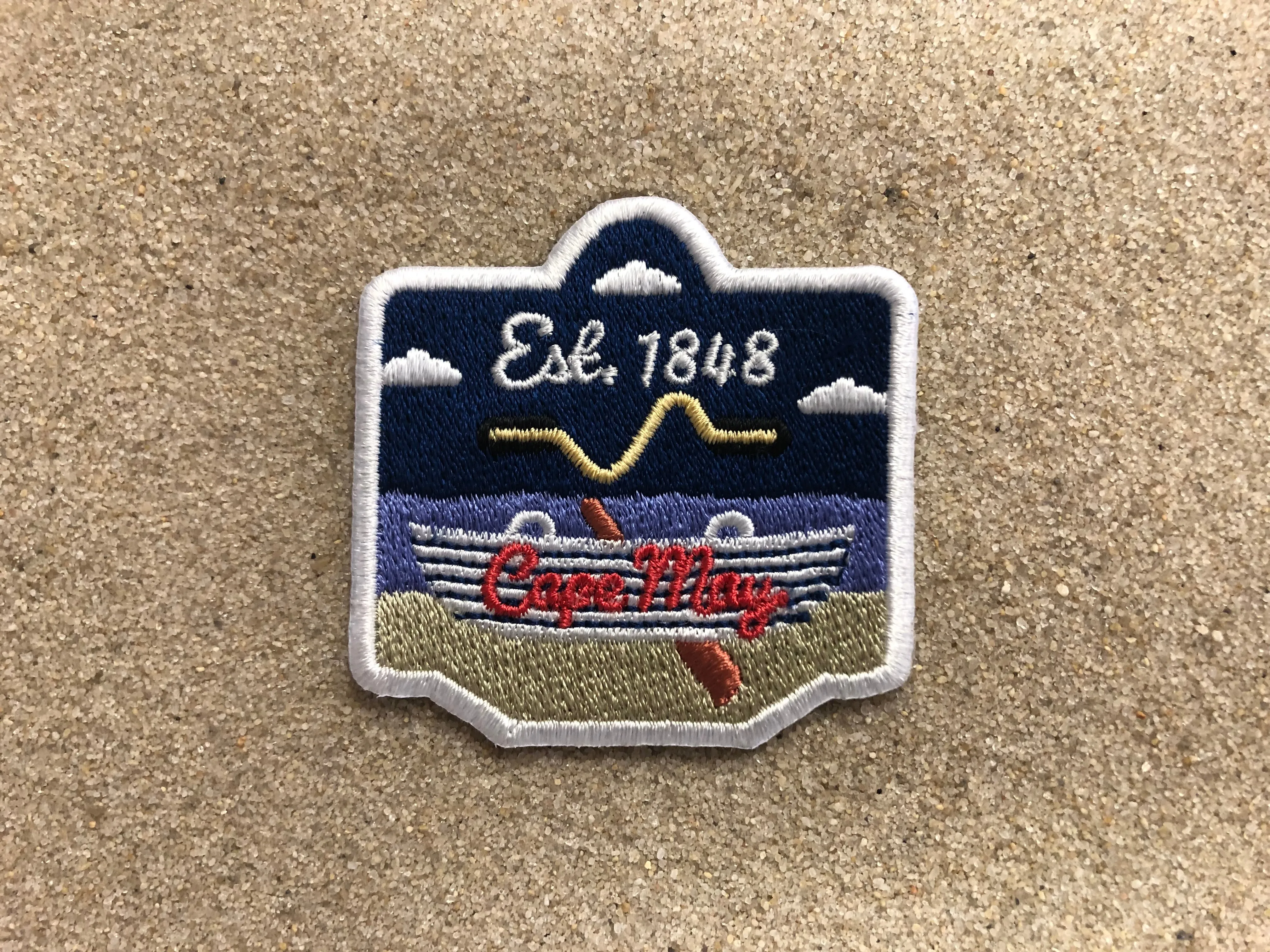 Novelty Beach Tag/Badge Patches