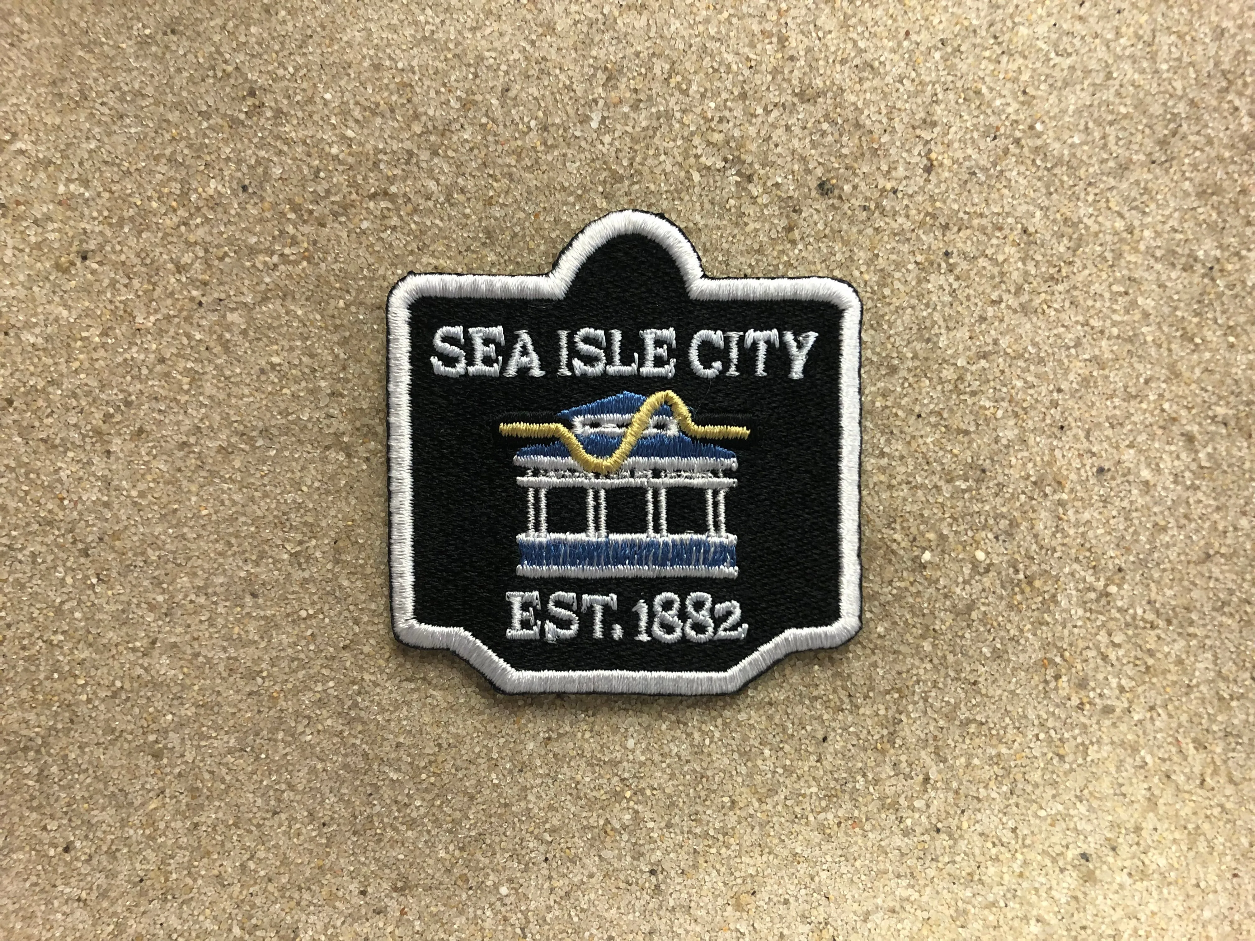 Novelty Beach Tag/Badge Patches