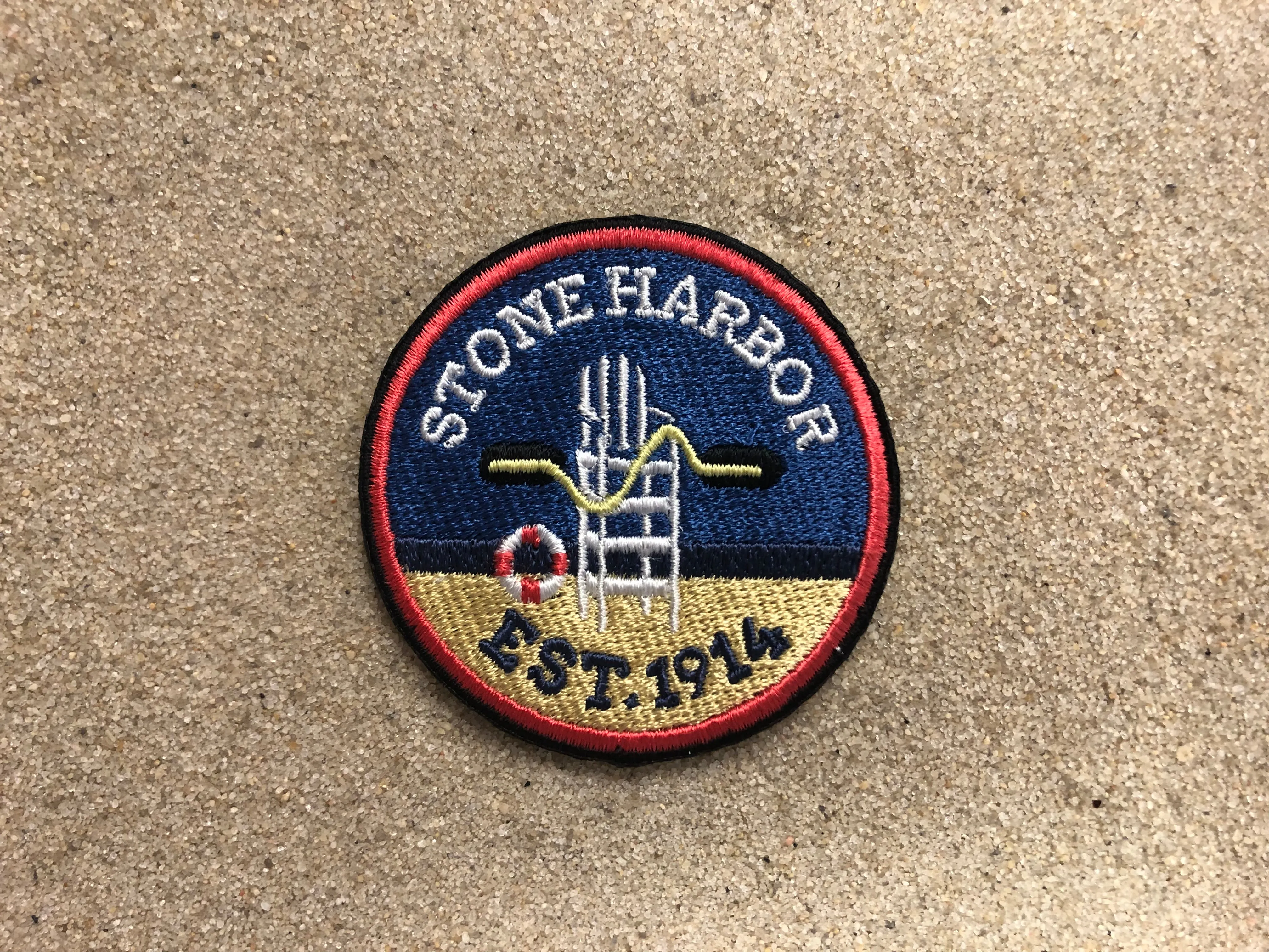 Novelty Beach Tag/Badge Patches