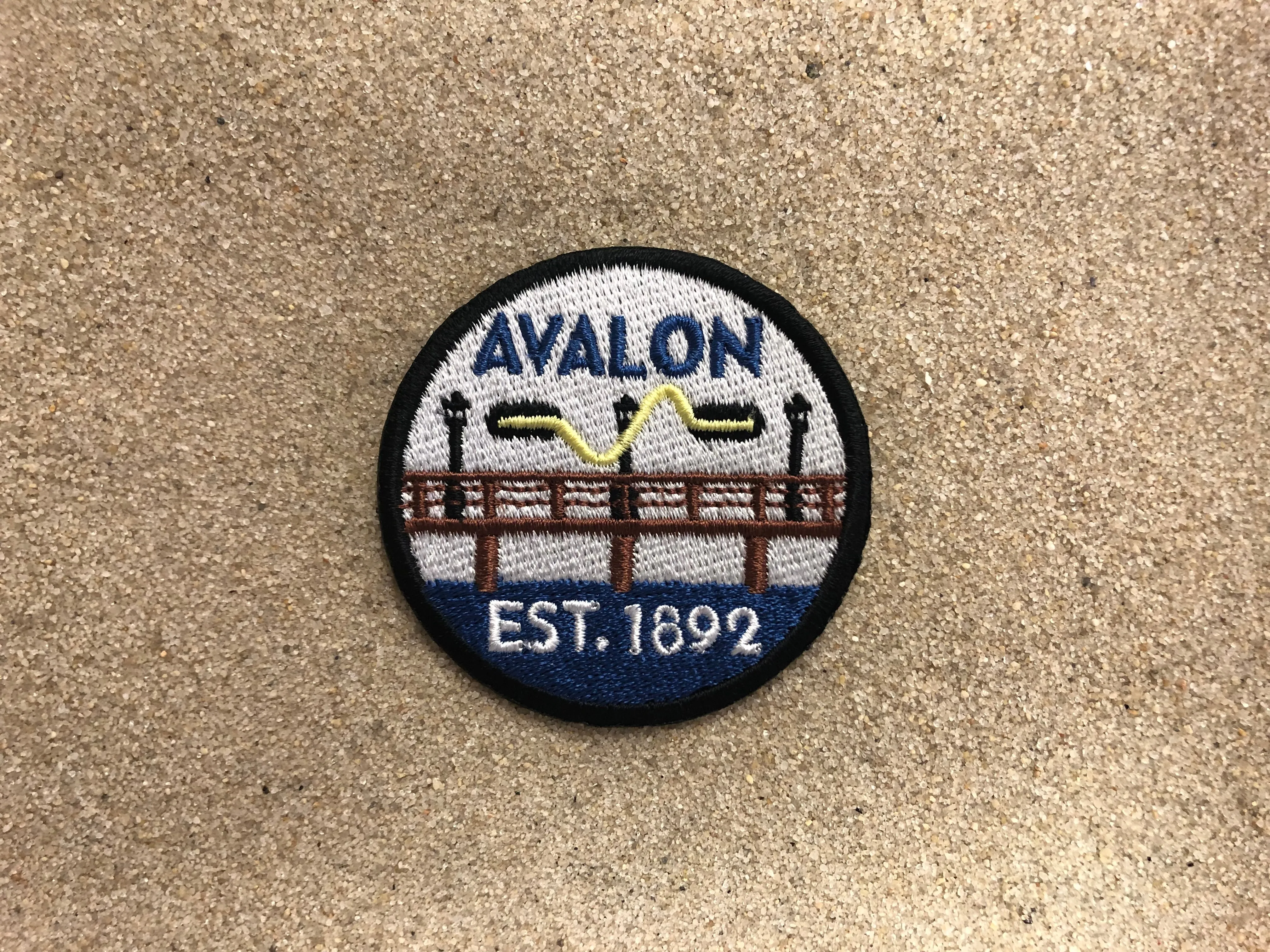 Novelty Beach Tag/Badge Patches