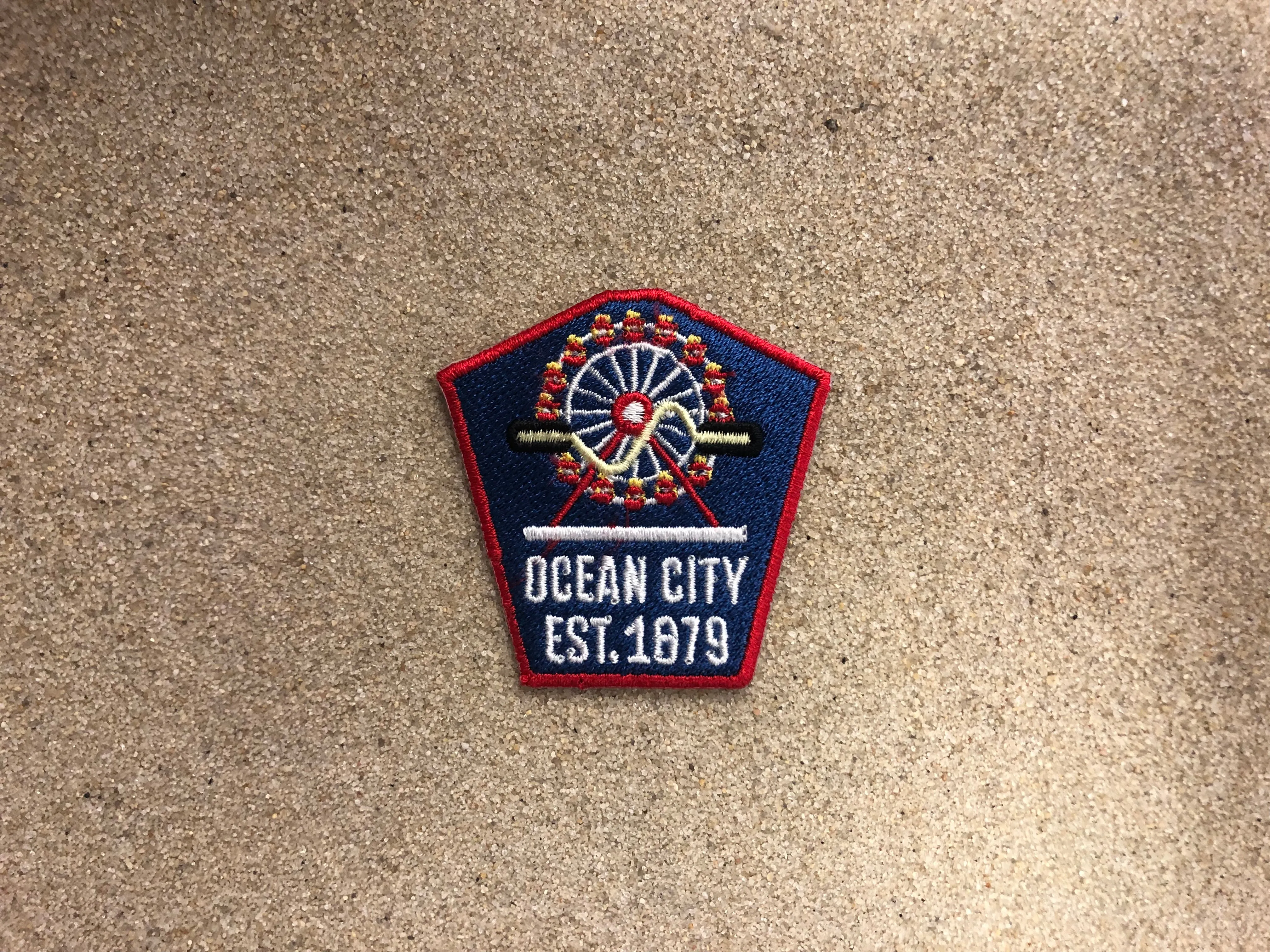 Novelty Beach Tag/Badge Patches