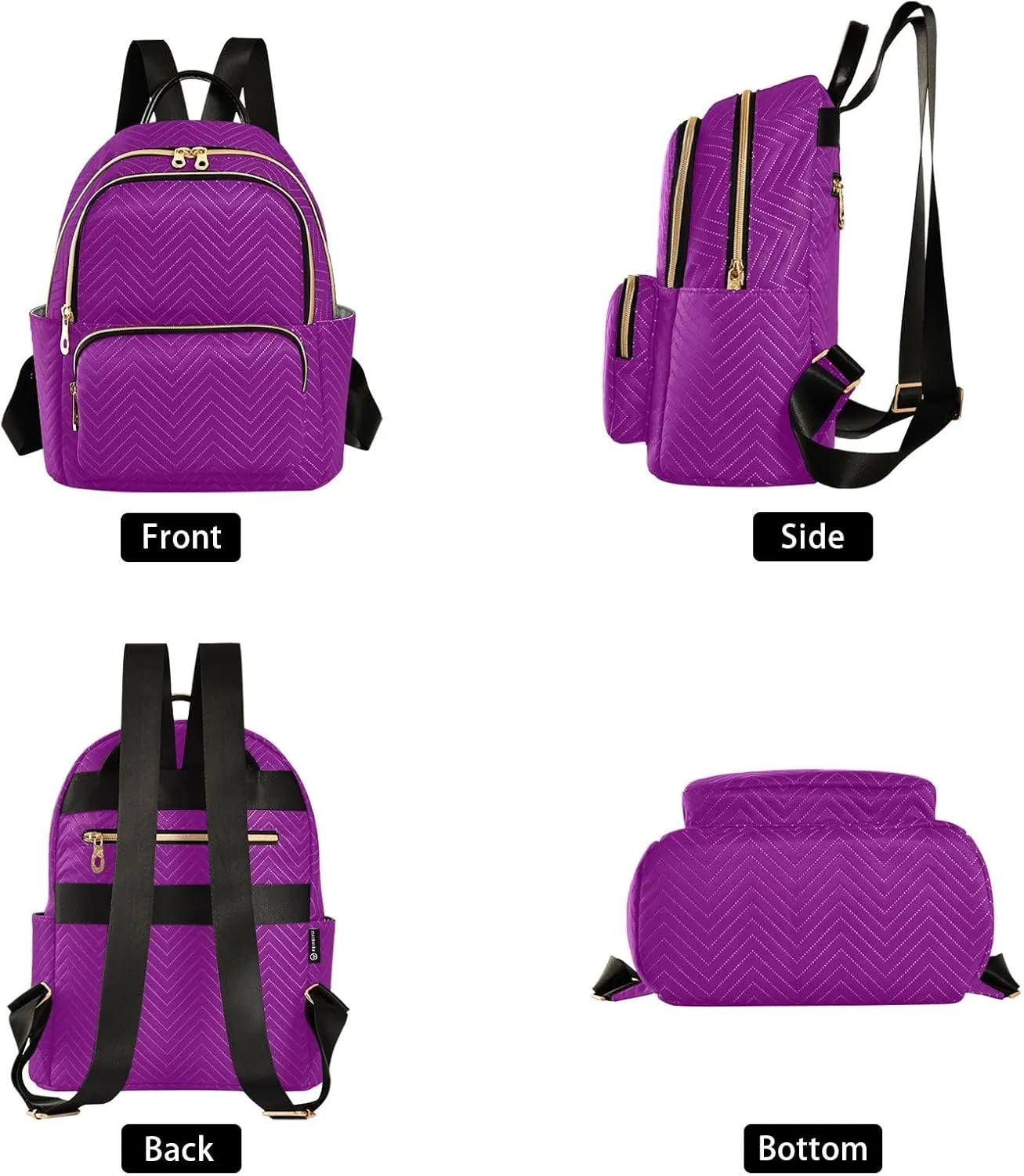 ODAWA Travel Bag for Women Ladies Shoulder Bag Handbag Patriarch Back Pack Purse Light Weight Backpacks for Travel