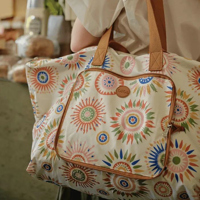 OiOi Fold-Up Tote - Sunburst