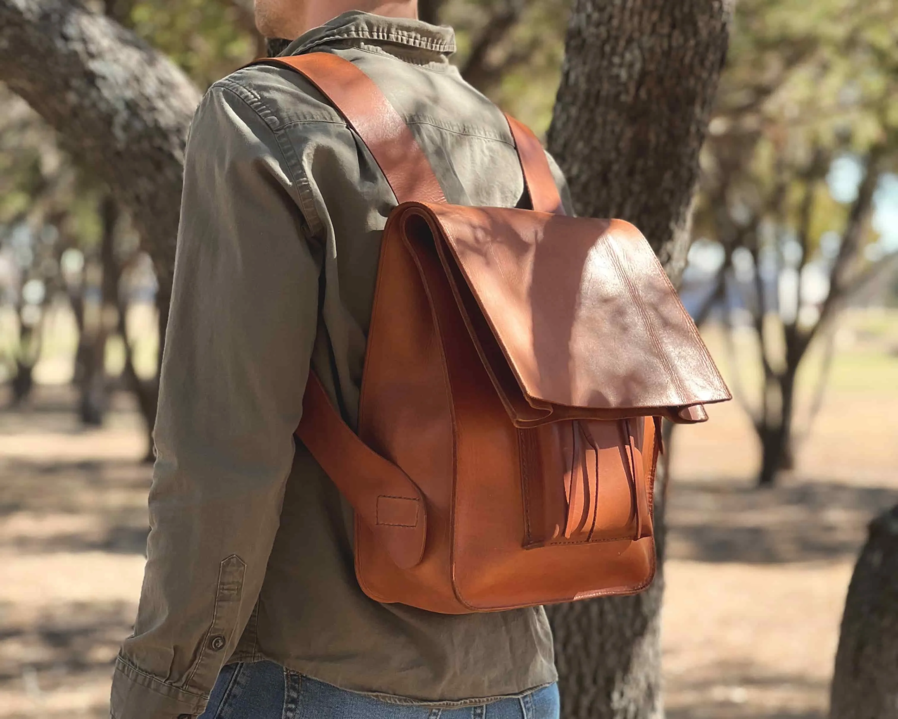 Old World Backpack (Inspired by "The Chosen")