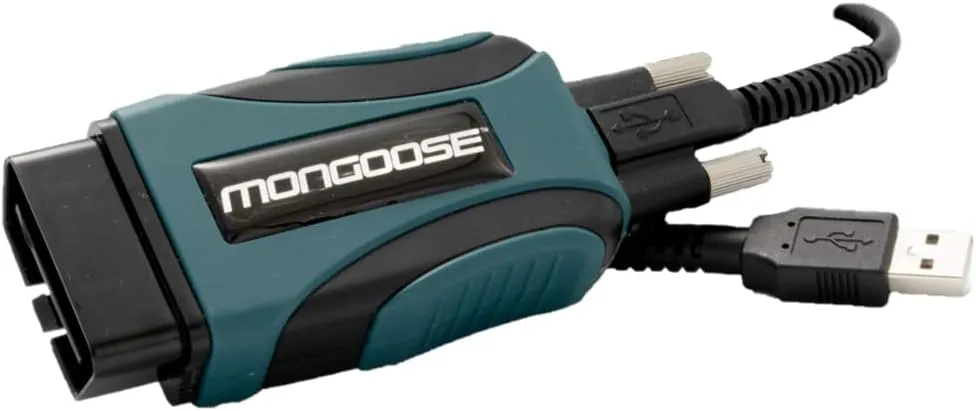 Opus IVS Mongoose-Plus J2534 OEM Vehicle Interface Cable - Ford/Lincoln/Mercury OEM Reprogramming and Diagnostics