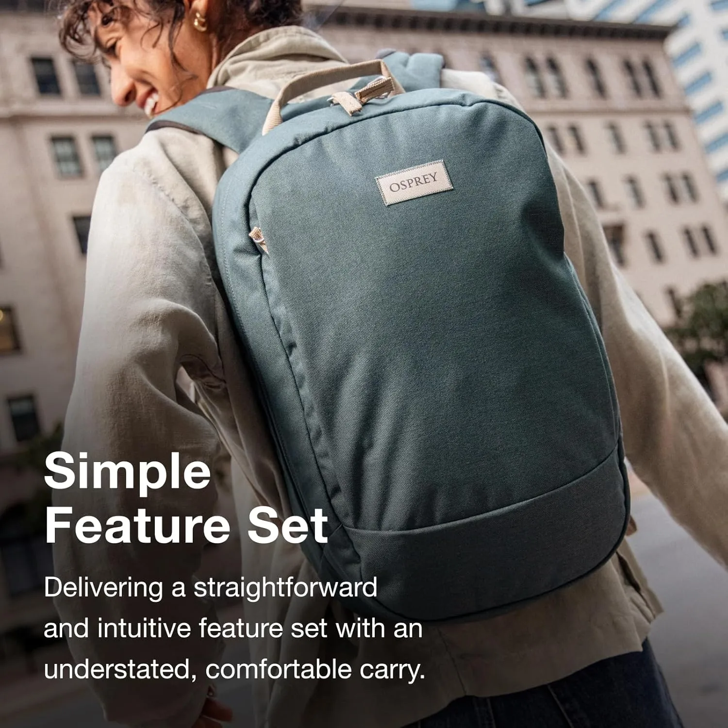Osprey Arcane Small Day Commuter Backpack, Black