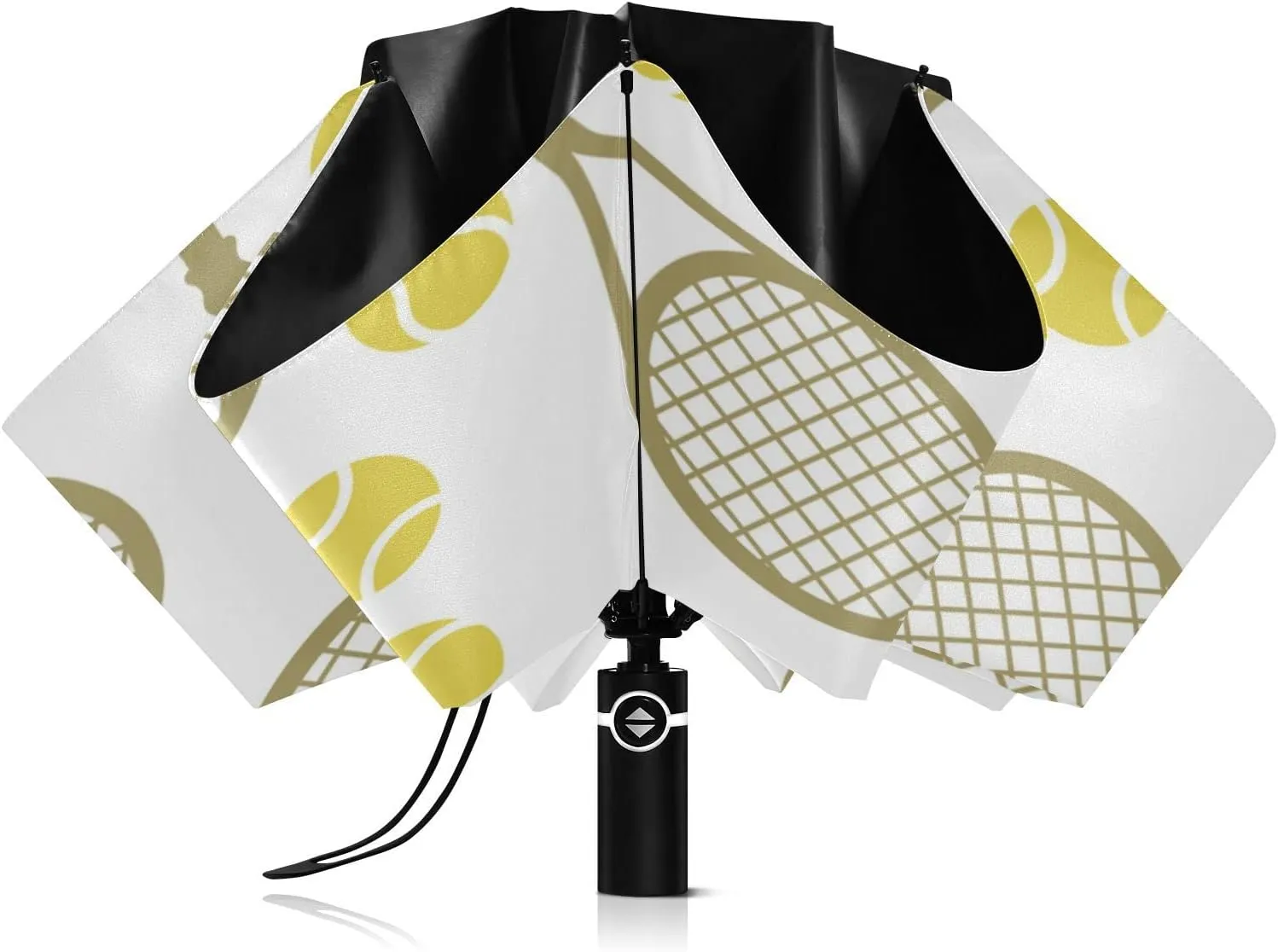 Oyihfvs Automatic Umbrella, Folding Umbrella Reinforced Anti-UV Sun rain Auto Open/Close