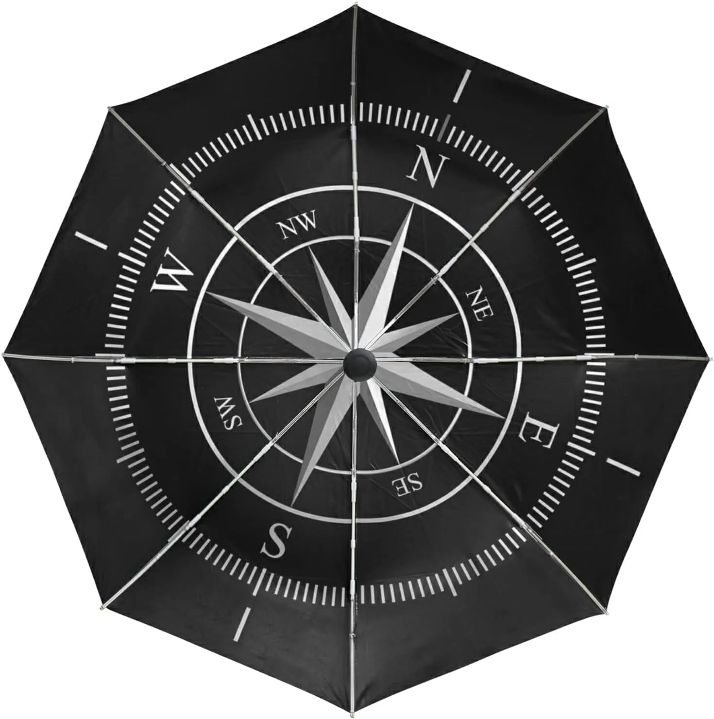Oyihfvs Automatic Windproof Waterproof Umbrella, Folding Umbrella Reinforced Portable Automatic Compact Anti-UV Sun rain Auto Open/Close