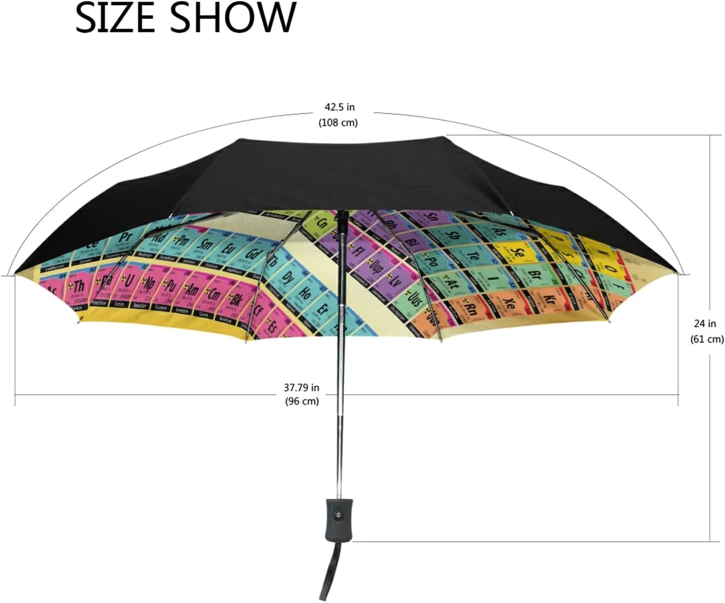 Oyihfvs Automatic Windproof Waterproof Umbrella, Folding Umbrella Reinforced Portable Automatic Compact Anti-UV Sun rain Auto Open/Close