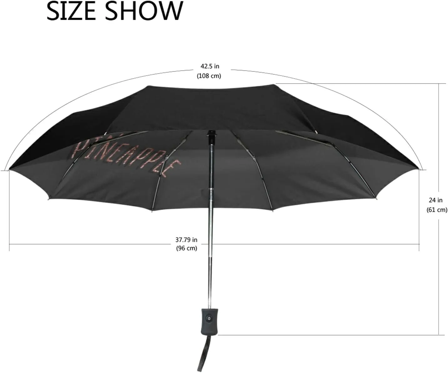 Oyihfvs Automatic Windproof Waterproof Umbrella, Folding Umbrella Reinforced Portable Automatic Compact Anti-UV Sun rain Auto Open/Close
