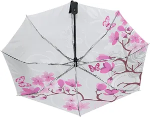 Oyihfvs Automatic Windproof Waterproof Umbrella, Folding Umbrella Reinforced Portable Automatic Compact Anti-UV Sun rain Auto Open/Close