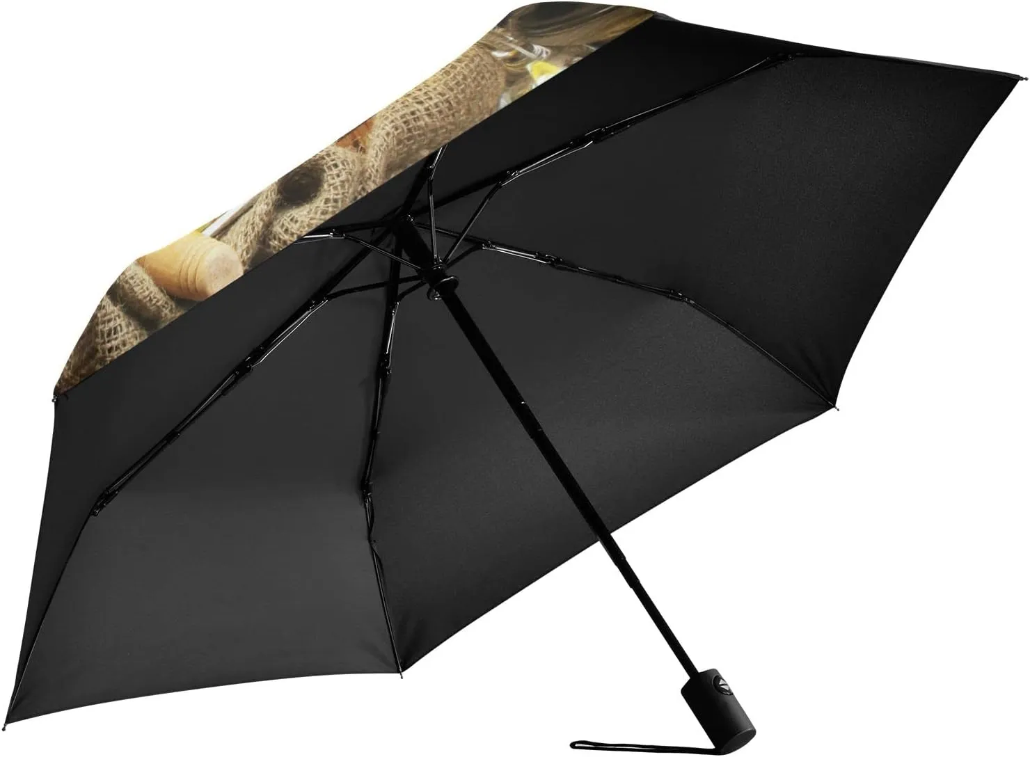 Oyihfvs Automatic Windproof Waterproof Umbrella, Folding Umbrella Reinforced Portable Compact UV Protection Sun rain Auto Open/Close