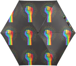 Oyihfvs Parasol Folding Umbrella, Reinforced Windproof Waterproof, Portable Compact Anti-UV Sun Rain Protection for Travel Outdoor