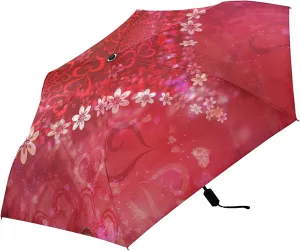 Oyihfvs Parasol Folding Umbrella, Reinforced Windproof Waterproof, Portable Compact Anti-UV Sun Rain Protection for Travel Outdoor