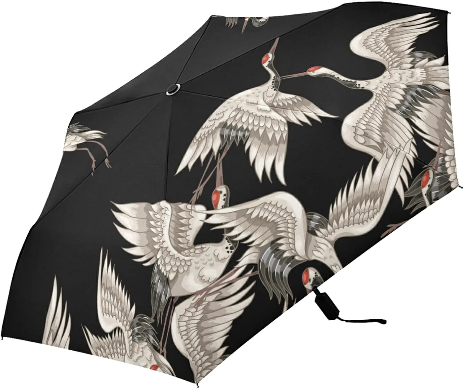 Oyihfvs Parasol Folding Umbrella, Reinforced Windproof Waterproof, Portable Compact Anti-UV Sun Rain Protection for Travel Outdoor