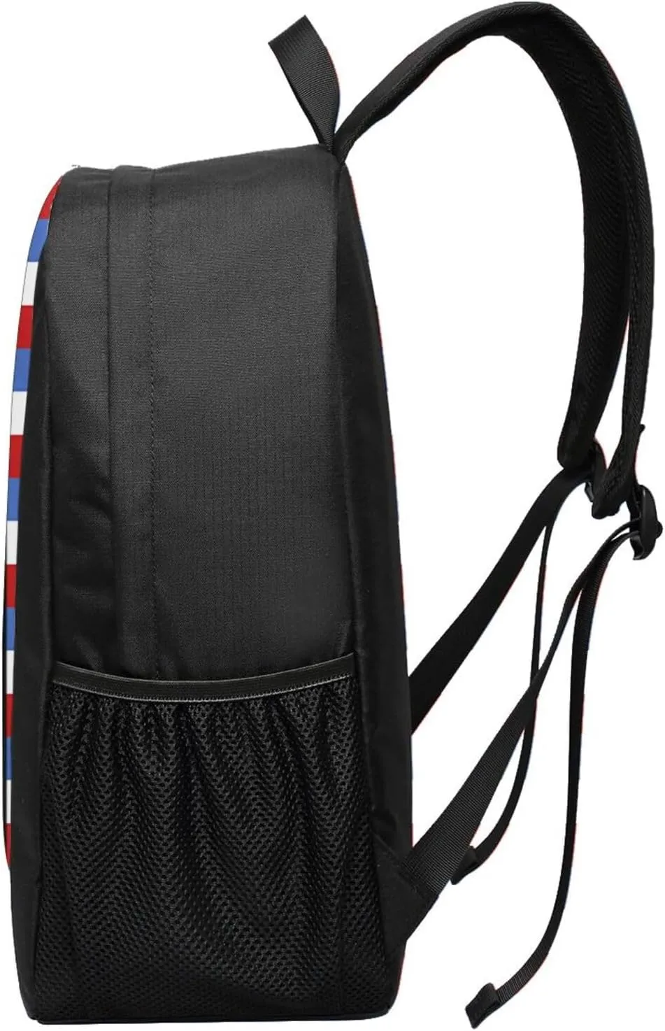Panama Paraguay Flag Stripes Casual Backpacks Sports Backpack Large Capacity Travel Rucksack Laptop Daypack with Multi-Pockets Adjustable Strap Work Bag for Hiking