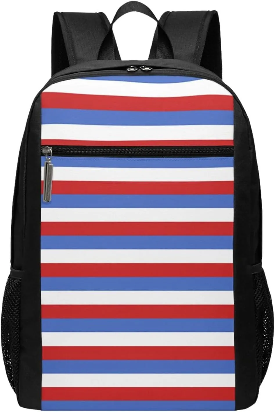 Panama Paraguay Flag Stripes Casual Backpacks Sports Backpack Large Capacity Travel Rucksack Laptop Daypack with Multi-Pockets Adjustable Strap Work Bag for Hiking