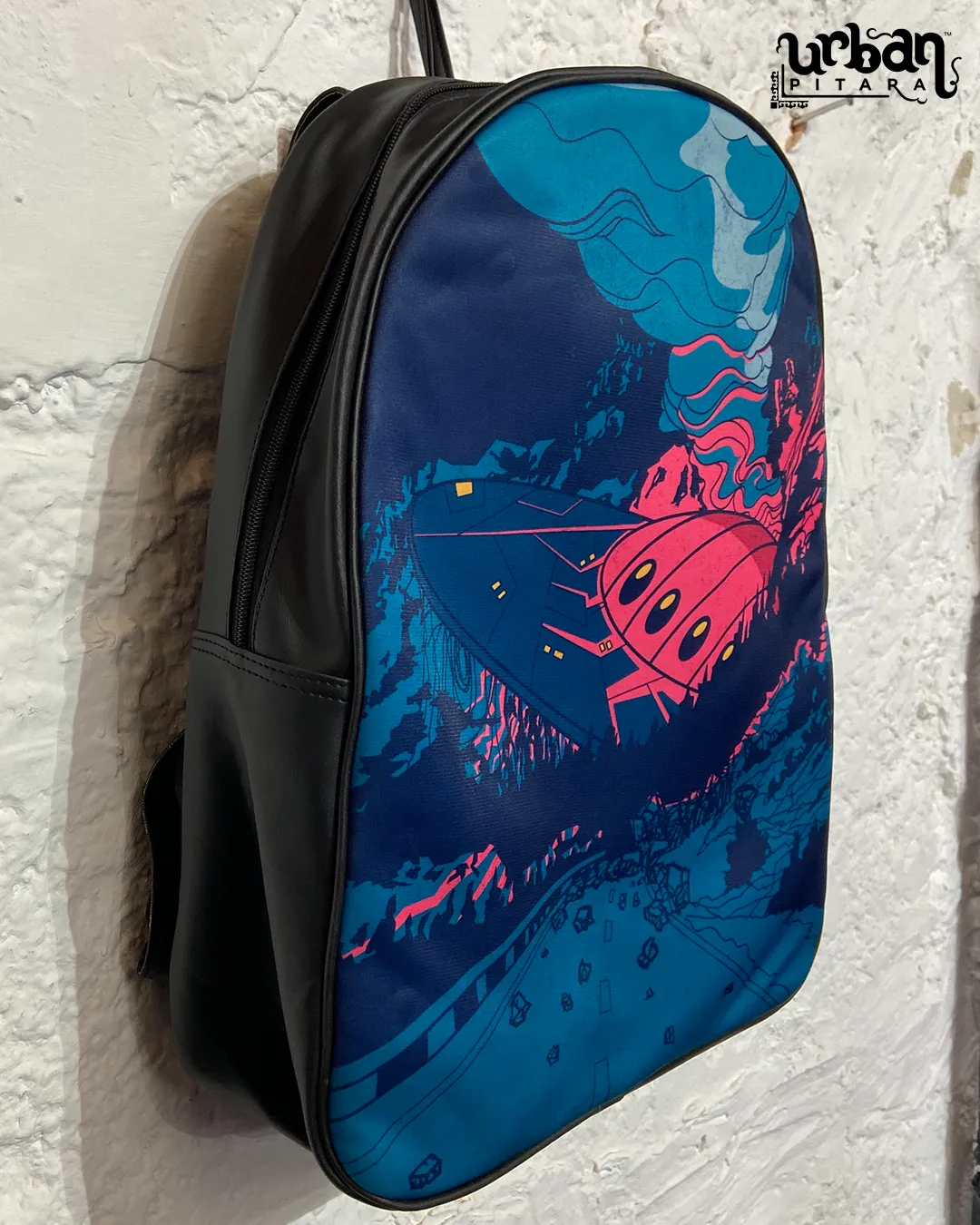 Parasyte D Faux Leather Backpack