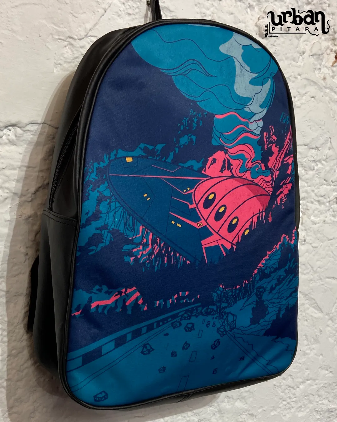 Parasyte D Faux Leather Backpack