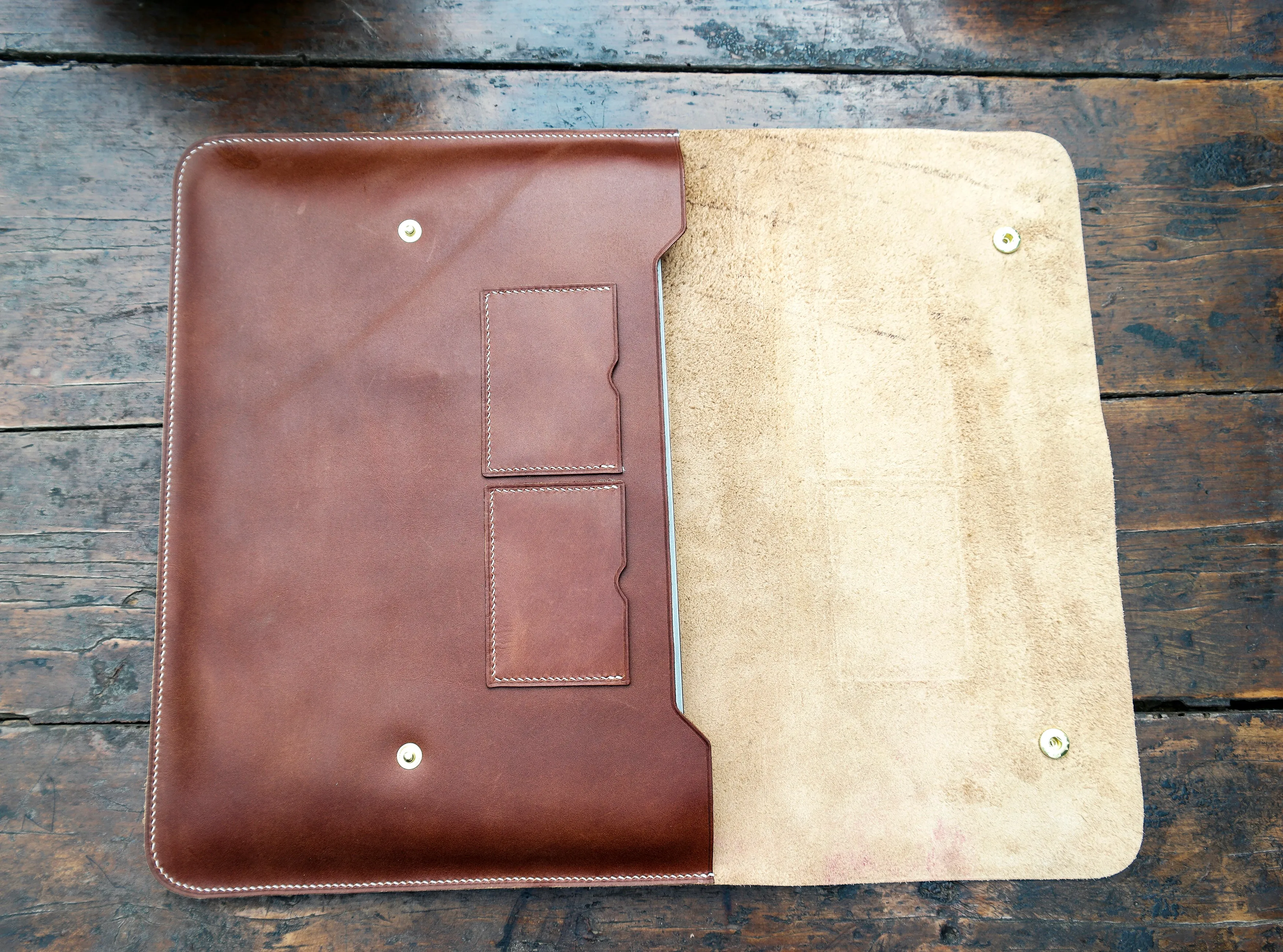 【PDF Pattern】Leather laptop cover pattern Leather laptop bag pattern Laptop Case pattern