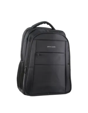 Pierre Cardin Travel & Business Backpack with Built-in USB Port in Black