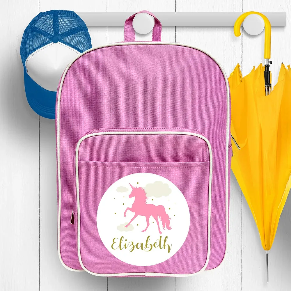 Pink Unicorn Backpack