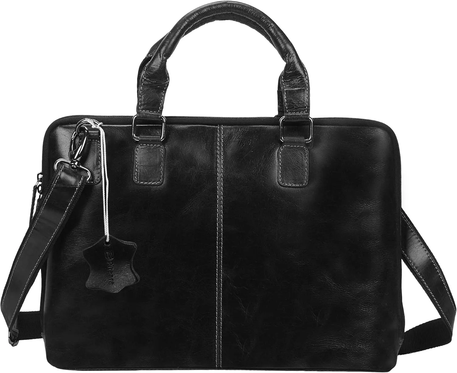 Pitaara Genuine Leather Women's Laptop Bag For Laptops Size 14"
