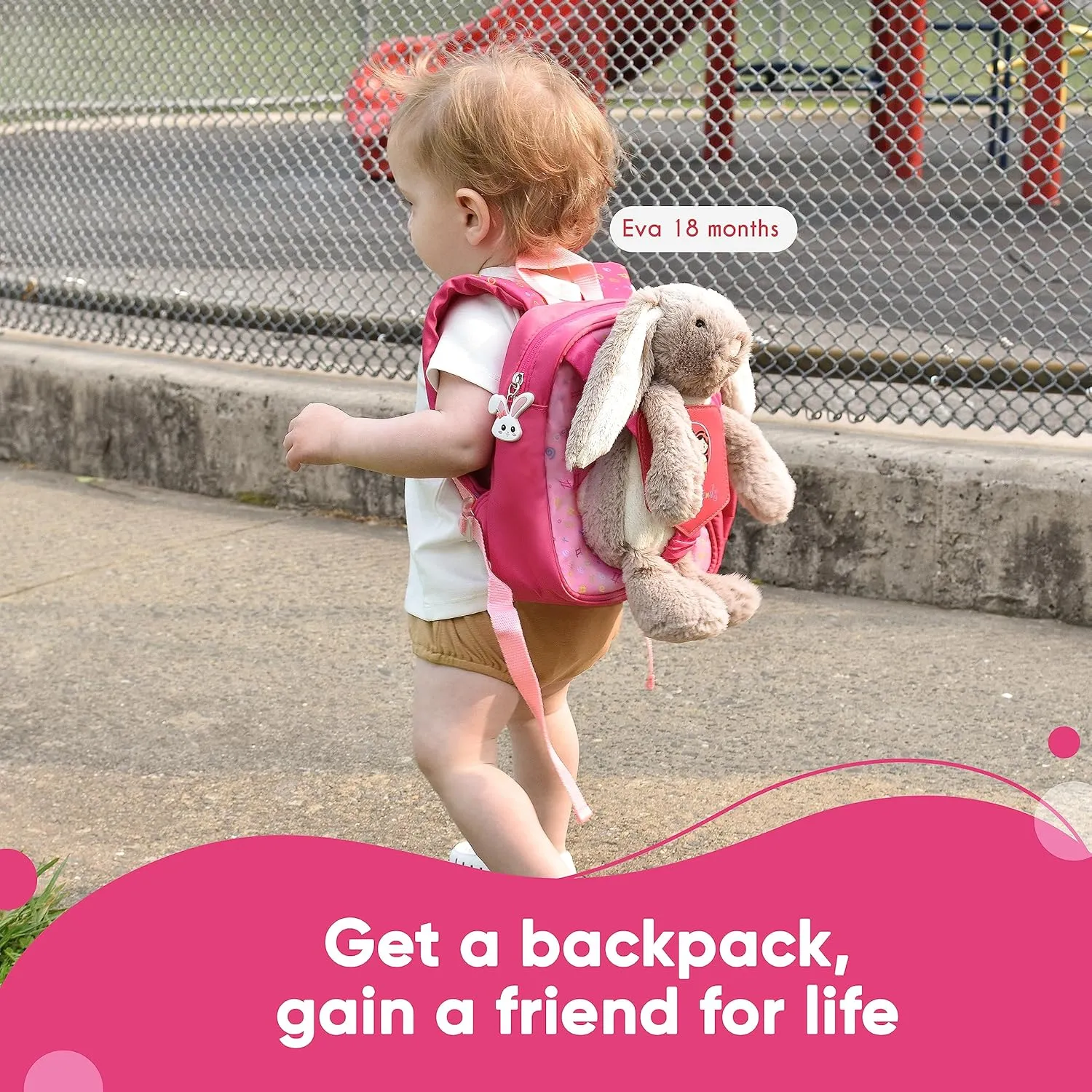 PLAYFRIENDS Animal Preschool Backpack