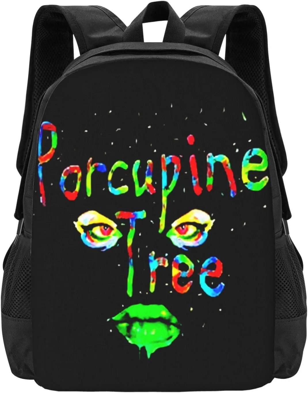 Porcupine Rock Tree Band Backpack Large Capacity Backpacks Minimalist Leisure Travel Daypack 12.5X5.5X16.5 inch